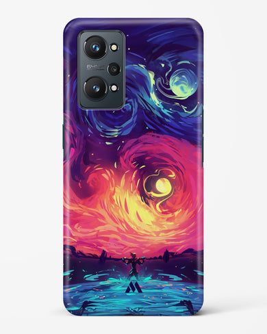 Starry Night Sun Hard Case Phone Cover (Realme)