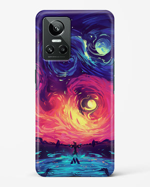 Starry Night Sun Hard Case Phone Cover (Realme)