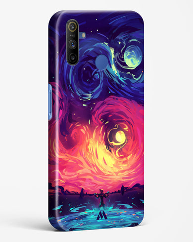 Starry Night Sun Hard Case Phone Cover (Realme)