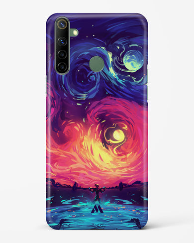 Starry Night Sun Hard Case Phone Cover (Realme)