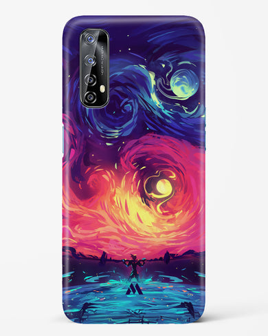 Starry Night Sun Hard Case Phone Cover (Realme)