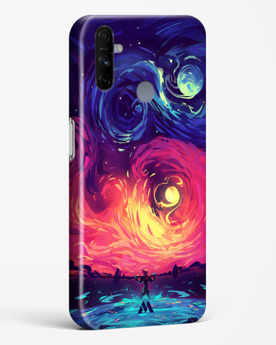 Starry Night Sun Hard Case Phone Cover (Realme)