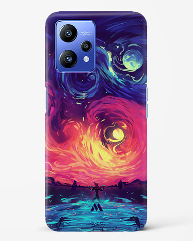 Starry Night Sun Hard Case Phone Cover (Realme)