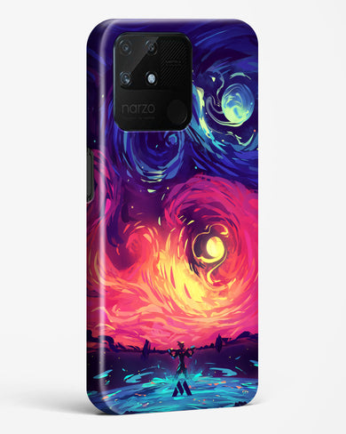 Starry Night Sun Hard Case Phone Cover (Realme)