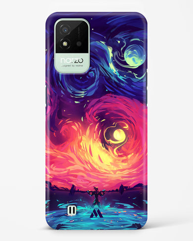 Starry Night Sun Hard Case Phone Cover (Realme)