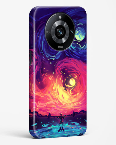 Starry Night Sun Hard Case Phone Cover (Realme)