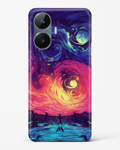 Starry Night Sun Hard Case Phone Cover (Realme)