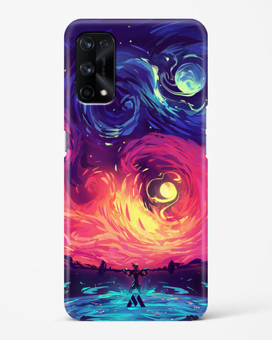 Starry Night Sun Hard Case Phone Cover (Realme)