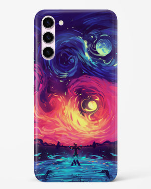 Starry Night Sun Hard Case Phone Cover (Samsung)