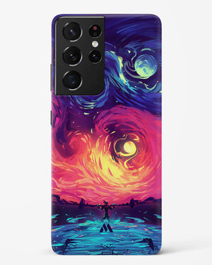 Starry Night Sun Hard Case Phone Cover (Samsung)