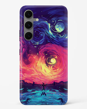 Starry Night Sun Hard Case Phone Cover (Samsung)