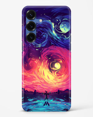 Starry Night Sun Hard Case Phone Cover (Samsung)