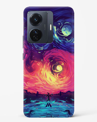 Starry Night Sun Hard Case Phone Cover (Vivo)