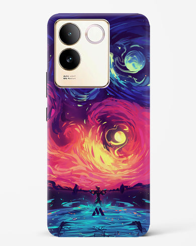 Starry Night Sun Hard Case Phone Cover (Vivo)