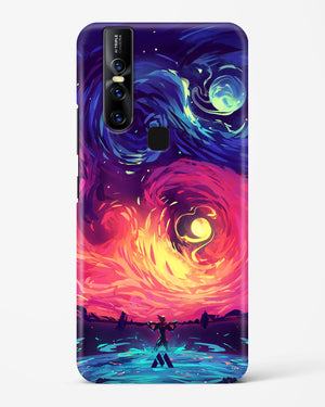 Starry Night Sun Hard Case Phone Cover (Vivo)