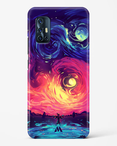 Starry Night Sun Hard Case Phone Cover (Vivo)