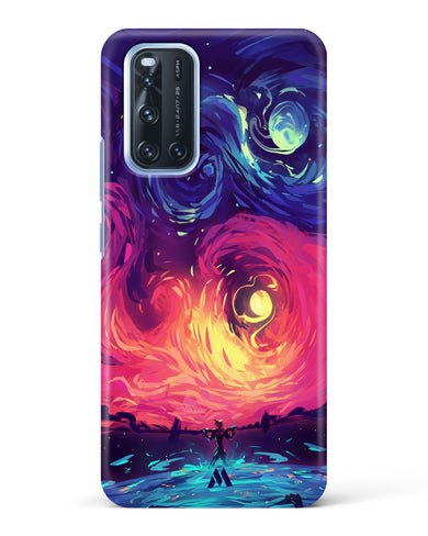 Starry Night Sun Hard Case Phone Cover (Vivo)