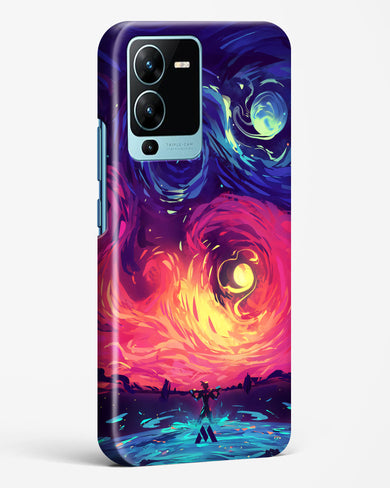 Starry Night Sun Hard Case Phone Cover (Vivo)