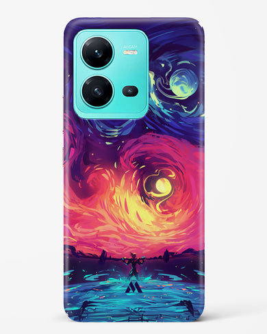 Starry Night Sun Hard Case Phone Cover (Vivo)