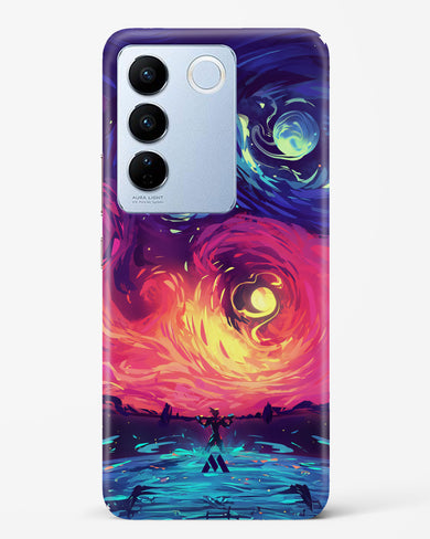 Starry Night Sun Hard Case Phone Cover (Vivo)