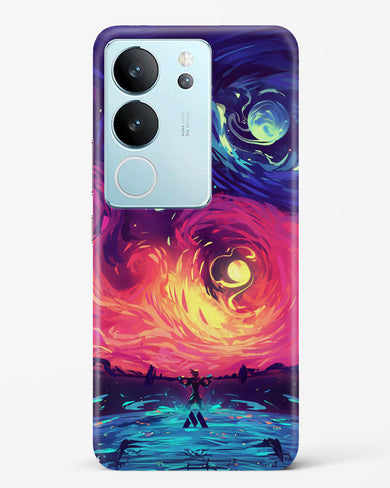 Starry Night Sun Hard Case Phone Cover (Vivo)