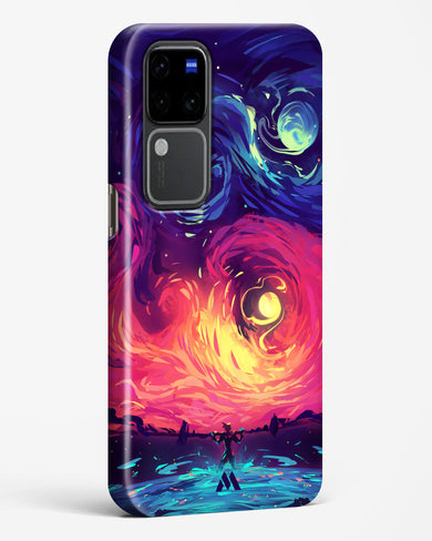 Starry Night Sun Hard Case Phone Cover (Vivo)
