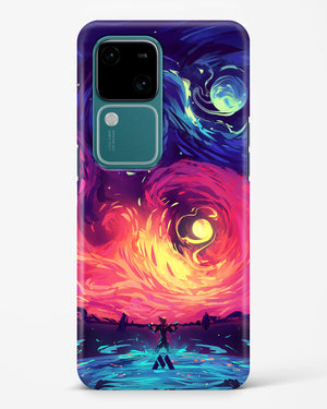 Starry Night Sun Hard Case Phone Cover (Vivo)