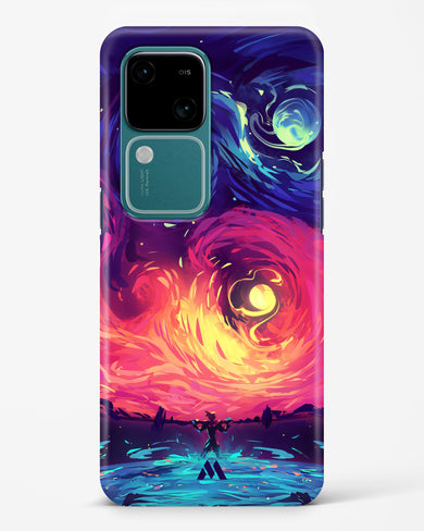 Starry Night Sun Hard Case Phone Cover (Vivo)