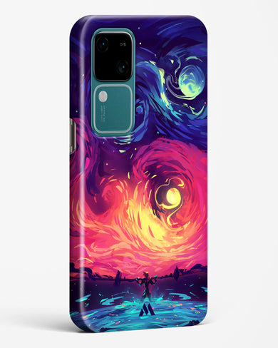 Starry Night Sun Hard Case Phone Cover (Vivo)