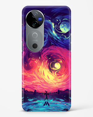 Starry Night Sun Hard Case Phone Cover (Vivo)