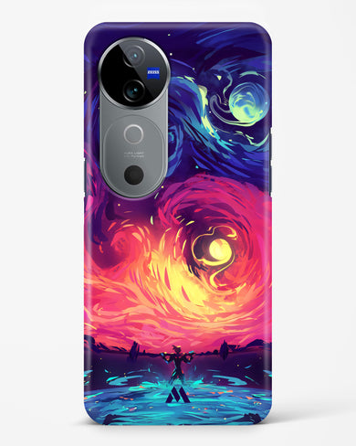 Starry Night Sun Hard Case Phone Cover (Vivo)