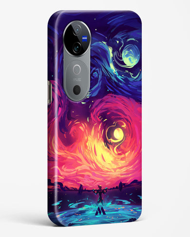 Starry Night Sun Hard Case Phone Cover (Vivo)