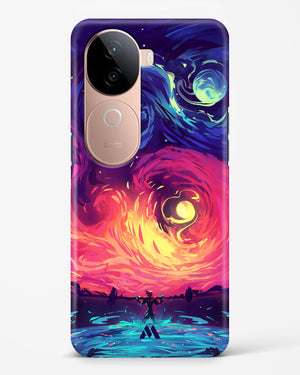 Starry Night Sun Hard Case Phone Cover (Vivo)
