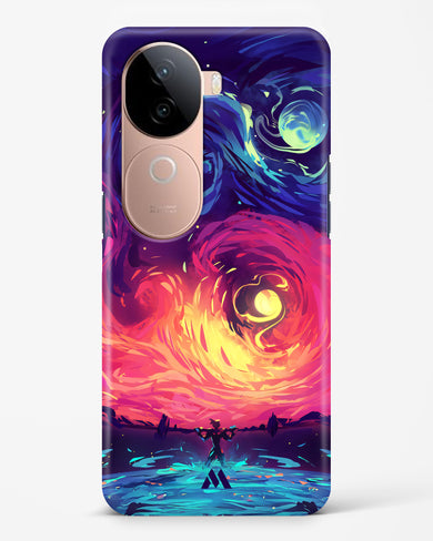 Starry Night Sun Hard Case Phone Cover (Vivo)