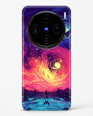 Starry Night Sun Hard Case Phone Cover (Vivo)