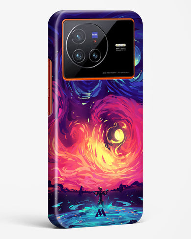 Starry Night Sun Hard Case Phone Cover (Vivo)