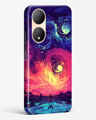 Starry Night Sun Hard Case Phone Cover (Vivo)