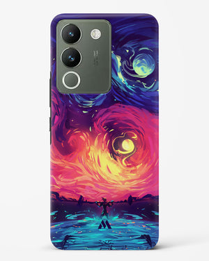 Starry Night Sun Hard Case Phone Cover (Vivo)