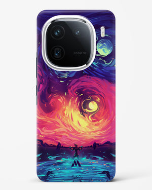 Starry Night Sun Hard Case Phone Cover (Vivo)