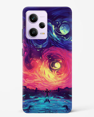 Starry Night Sun Hard Case Phone Cover (Xiaomi)