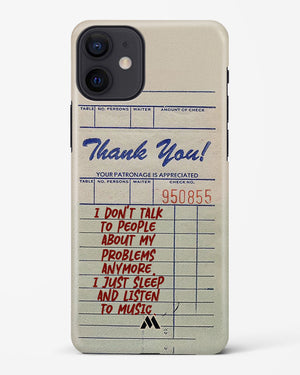 Dont Talk to People Hard Case Phone Cover (Apple)