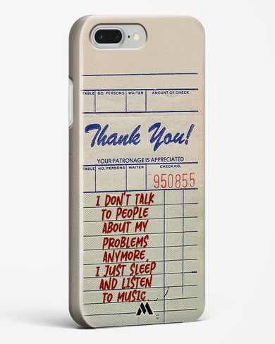 Dont Talk to People Hard Case Phone Cover (Apple)