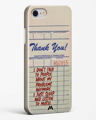 Dont Talk to People Hard Case Phone Cover (Apple)