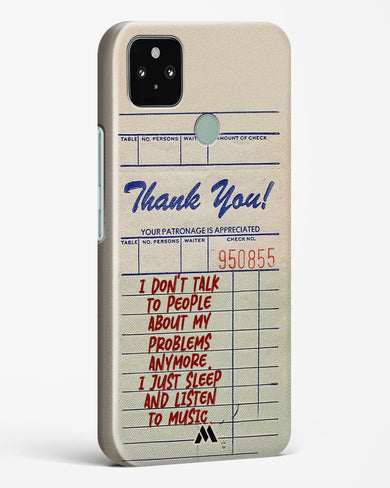 Dont Talk to People Hard Case Phone Cover (Google)