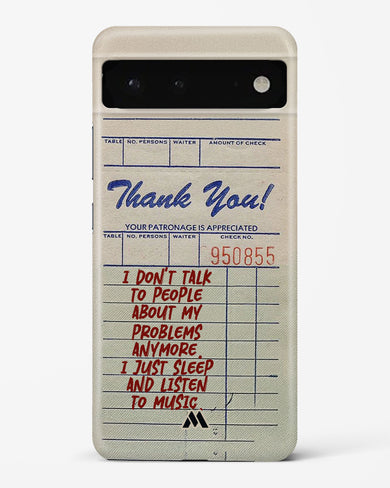 Dont Talk to People Hard Case Phone Cover (Google)