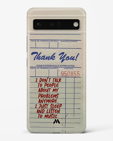 Dont Talk to People Hard Case Phone Cover (Google)