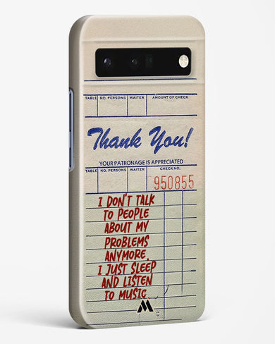 Dont Talk to People Hard Case Phone Cover (Google)