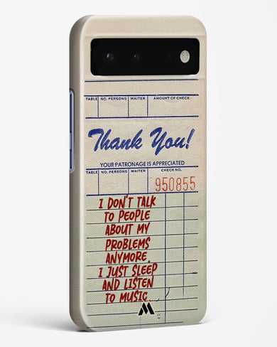 Dont Talk to People Hard Case Phone Cover (Google)