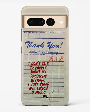 Dont Talk to People Hard Case Phone Cover (Google)