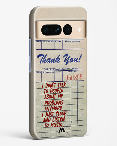 Dont Talk to People Hard Case Phone Cover (Google)